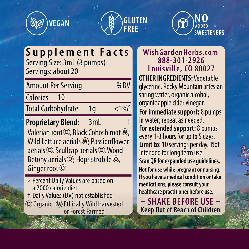 WishGarden Herbs Serious Relaxer & Muscle Tension - All-Natural Muscle Relaxation Herbal Supplement with Wild Lettuce & Wood Bet