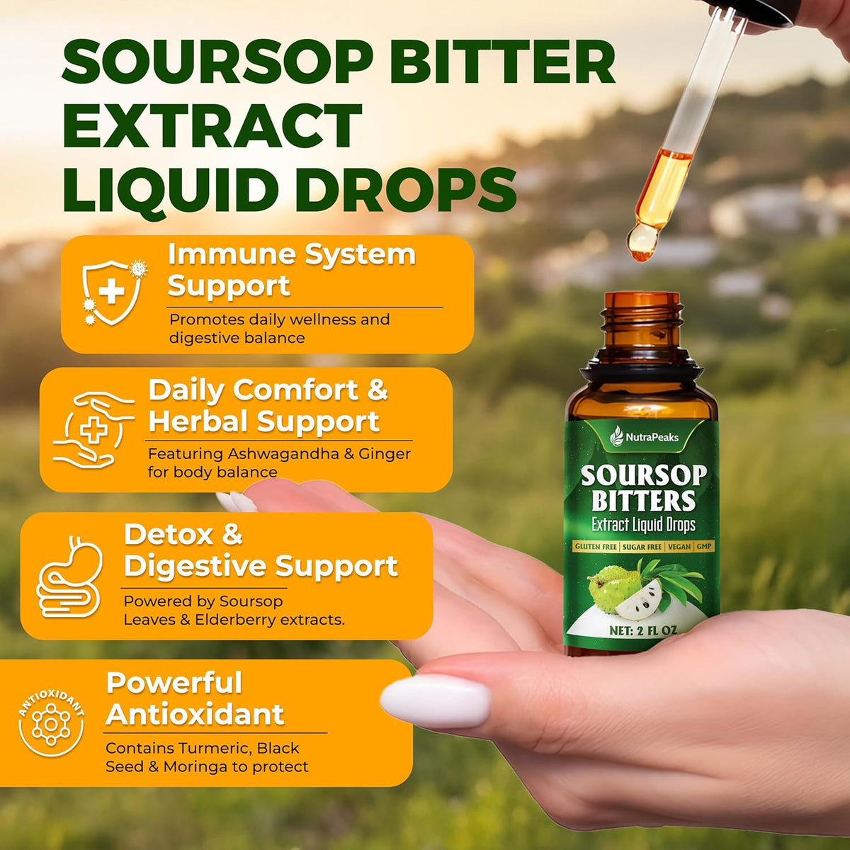 Soursop Bitters Liquid Drops