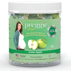 Preggie Pop Drops Pregnancy Nausea Relief Morning Sickness Candy with Essential Oils for Pregnant Women - Natural Green Apple, 3
