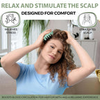 Fiora Naturals Scalp Massager Shampoo Brush - Silicon Scrubber & Exfoliator for Dandruff Removal and Hair Growth, Brush for Wet