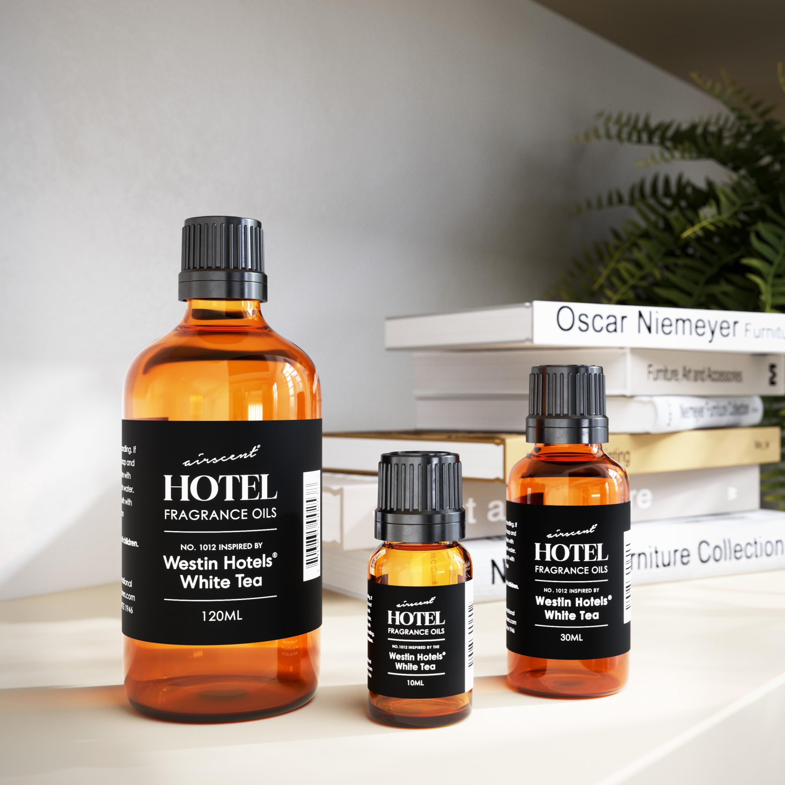 AirScent Hotel Diffuser Oil Inspired by Westin White Tea Hotel Scent - Fragrance Oil No. 1012 for Ultrasonic and Waterless Diffu