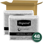 Depend Underpads XL, Disposable Incontinence Bed Pads for Adults, Slip Resistant, 36 x 30, 48 Count