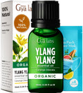 Gya Labs USDA Certified Organic Ylang-Ylang Essential Oil for Skin - 100% Pure Natural Organic Ylang Ylang Oil Perfume for Diffu