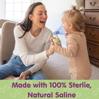 Boogie Micro-Mist Saline Inhaler, Baby Nose Congestion Relief, Nasal Spray for Kids, Pediatrician Recommended, 1.7oz Unscented -