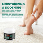 WELLUTION Hemp Cream MSM 30x Power - All-Natural Hemp Seed Oil Extract - Extra Strength Hemp Lotion with Arnica & Menthol - 4 oz
