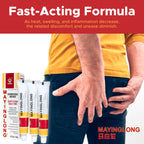 Mayinglong Musk Hemorrhoidal Ointment, Helps Relieve Itching, Burning, or Discomfort Fast (3 Pack)