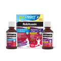 Childrens Robitussin DM Day and Night Cough Relief Value Pack, Cough Medicine, Grape/Fruit Punch Flavor - 4 Fl Oz x 2