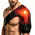 Upgraded Red Light Therapy for Shoulder, 107 LEDs, Heat & Massage, Cordless