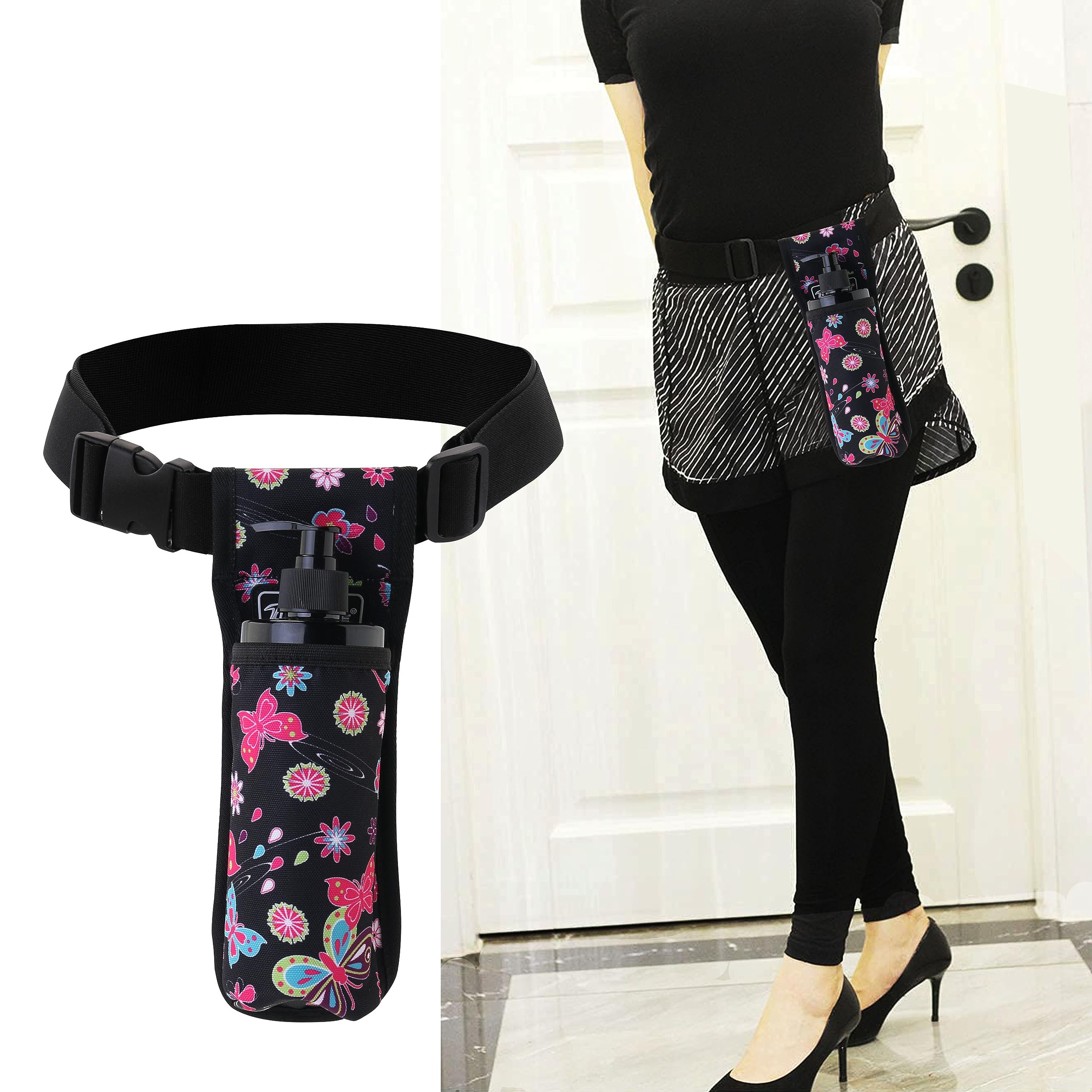 Massage Bottle Bag Massage Oil Holster Lotion Holster Massage Therapist Massage Oil Holster Massage Lotion (TH1kd-BHuDieHua)