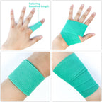 [24Pack 2 x5 Yards] Self Adhesive Bandages Vet Wrap, Wrap Tape Athletic Cohesive Bandage for Sports Injury, Strain, Knee&Wrist,