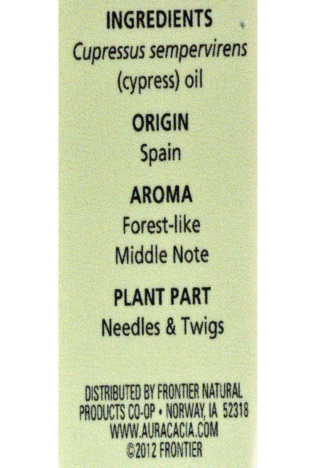 Aura Cacia Essential Oils, Cypress - 0.5 Oz