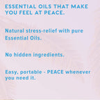 MOXE Peace Nasal Inhaler, Calming Essential Oil Blend, Tension Relief, Helps Relaxation and Meditation, Soothing Fragrance, Berg