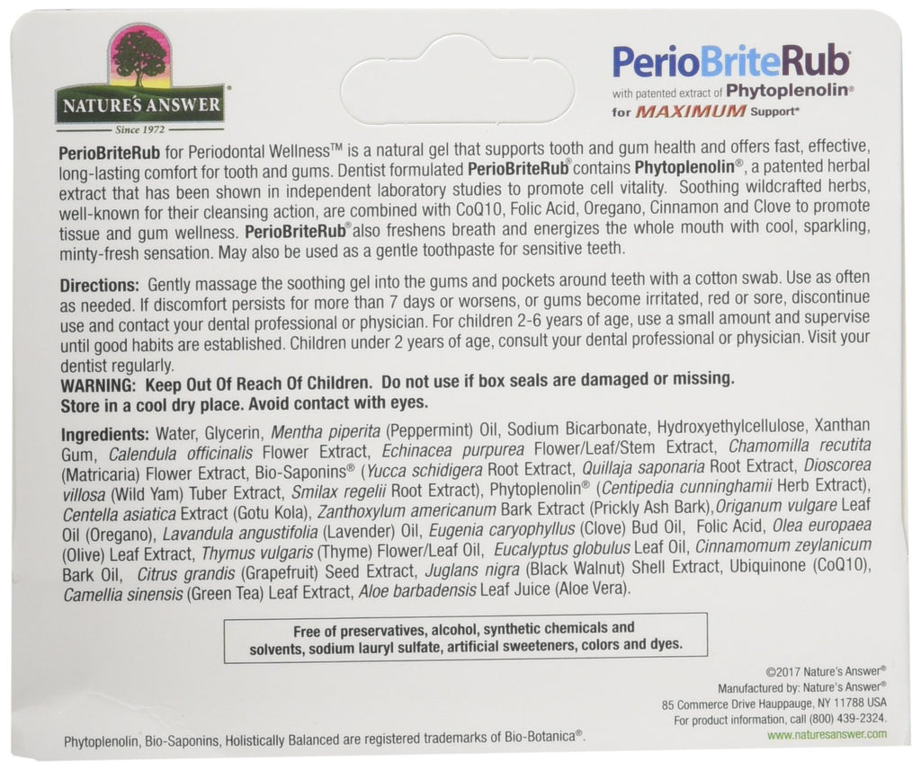 Natures Answer Periorub Topical Rub