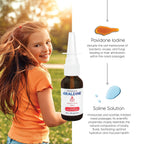 VIRALDINE 0.5% Povidone-Iodine Nasal Spray, Rapid Relief Formula, Helps with Daily Congestion, 100 Applications, 30ml