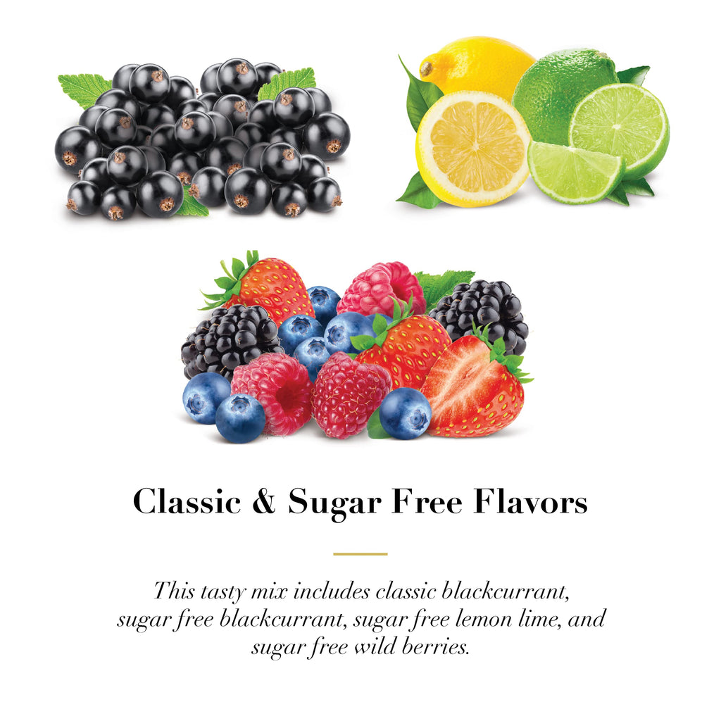 Dr. Doolittles Soft Fruit Pastilles Sugar Variety Pack for Voice and Throat, Blackcurrant, Lemon Lime, and Wild Berries, 2.12 Ou