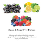 Dr. Doolittles Soft Fruit Pastilles Sugar Variety Pack for Voice and Throat, Blackcurrant, Lemon Lime, and Wild Berries, 2.12 Ou