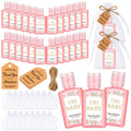 Frienda 24 Sets Baby Shower Hand Sanitizer Gift Set Travel Size Hand Sanitizers Gift Bulk Mini Sanitizer for Wedding Thank You G