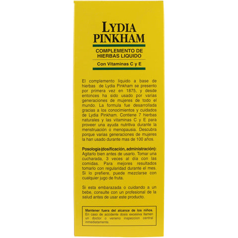 Lydia Pinkham Liquid Herbal Supplement for Menstruation and Menopause Support, 16 Ounce