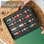 KHOCOEE 48pcs Different Crystals and Healing Stones, Gemstone and Crystals Bottles, Chakra Healing Crystals for Witchcraft, Grea