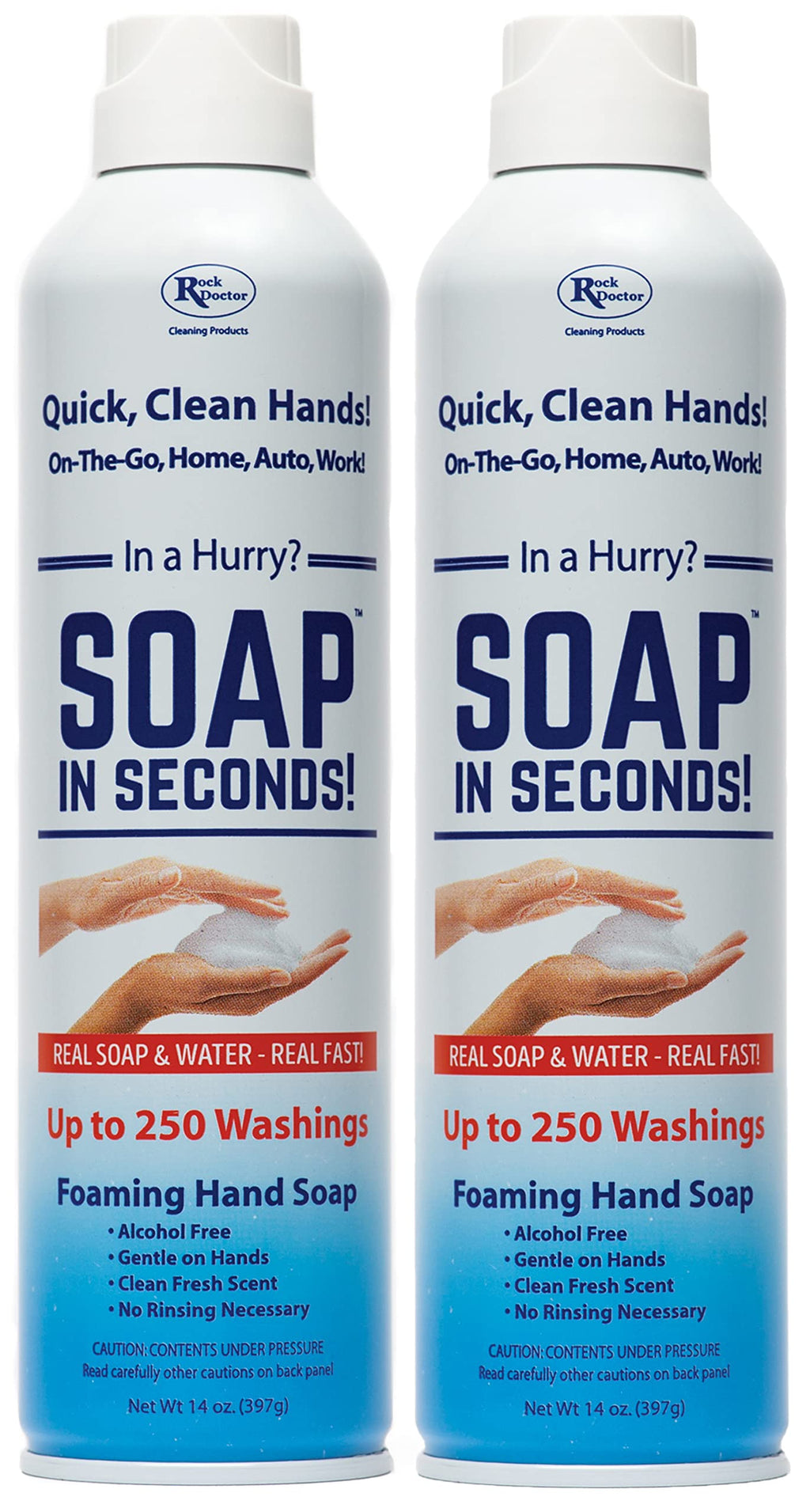 Rock Doctor Foaming Hand Soap In Seconds, Hand Soap Foam, Hand Soap Dispenser, Fresh Scent, No Rinse Alcohol-Free, Gentle on Sof
