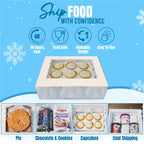 Shipping Cold Packs Dry Ice for Shipping Frozen Food, Flexible Cold Ice Pack Sheets for Coolers, Long Lasting Freezer Ice Packs