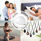 YATOJUZI 1.6''-2'' Clear Quartz Natural Crystals and Healing Stones Worry Stones Polished Rocks White Gemstones Palm Stone for M