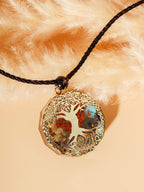MINACHI Orgone Necklace, 7 Chakra Orgonite Tree of Life Pendant for Spiritual Healing and Positive Energy Meditation