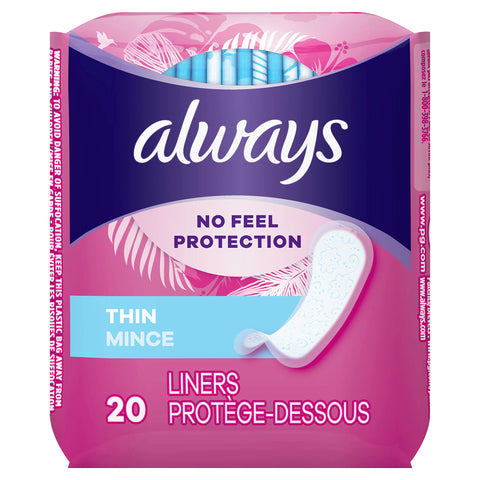 Always Liner, Regular, 0.2 lb, Lavender