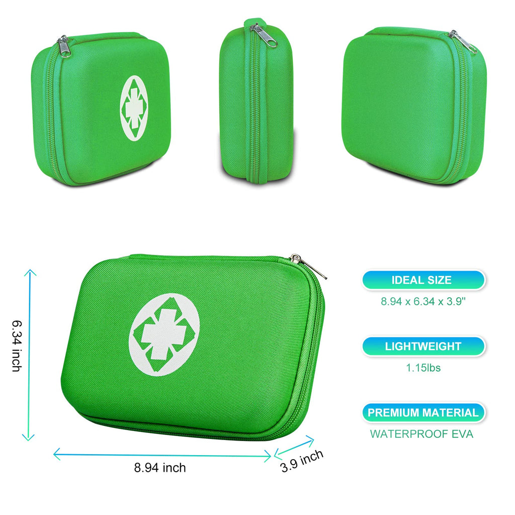 276 Car First Aid Kit for Business, Portable First Aid Kits Travel Szie Emergency Essentials Supplies for Outdoor Activities Ska