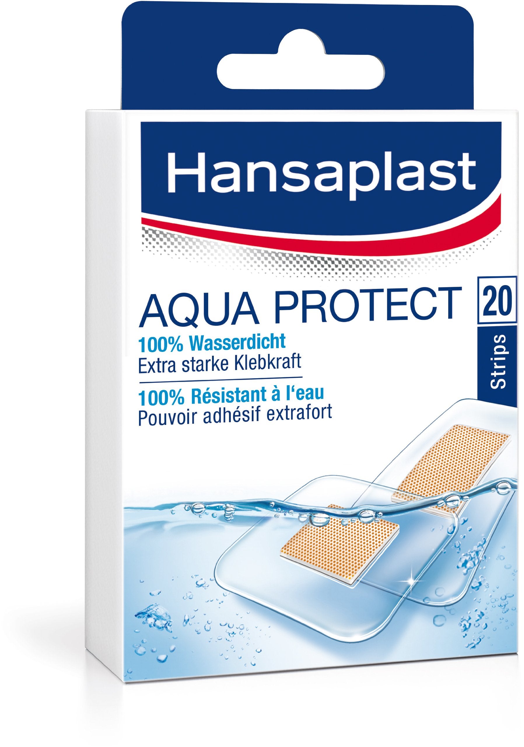 Hansaplast Aqua Protect plaster 20 strips