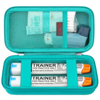 Elonbo EpiPen Carrying Case, Travel Medicine Kit for 2 Epi Pens or Auvi Q, Asthma Inhaler, Nasal Spray, Allergy Meds, Diabetic S