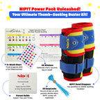 Nipit (2 Pack) - Most Effective Thumb Sucking Deterrent for Kids, Age 2-7, Stop Finger Sucking Naturally in 5-21 Days, Ideal for