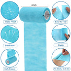 Treela 36 Pcs Self Adherent Bandage Wrap Breathable Cohesive Bandage Elastic Adhesive Tape for Stretch Athletic Sports Wrist Ank
