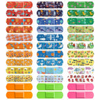 Sublaga 33 Style Kids Cartoon Bandages 300 Pcs Cute Bandages Adhesive Flexible Colorful Bandage Toddler Bandage Waterproof Prote