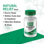 MediNatura BHI Allergy Relief Multi-Symptom Natural Safe Relief of Runny Nose Sneezing Itchy Eyes & Congestion 15 Targeted Homeo