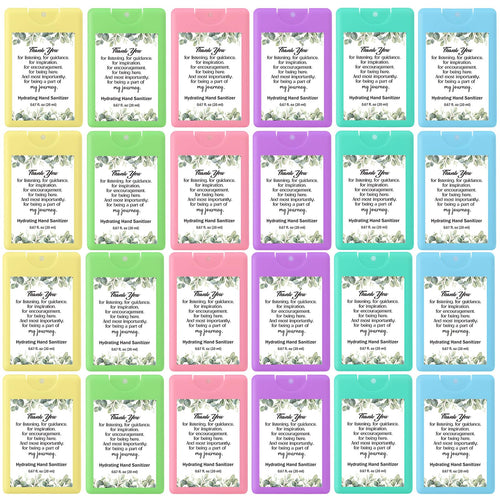 Dansib 24 Pack Mini Hand Sanitizer Spray Appreciation Inspirational Gifts Bulk Hydrating Hand Sanitizers Travel Size Thank You G