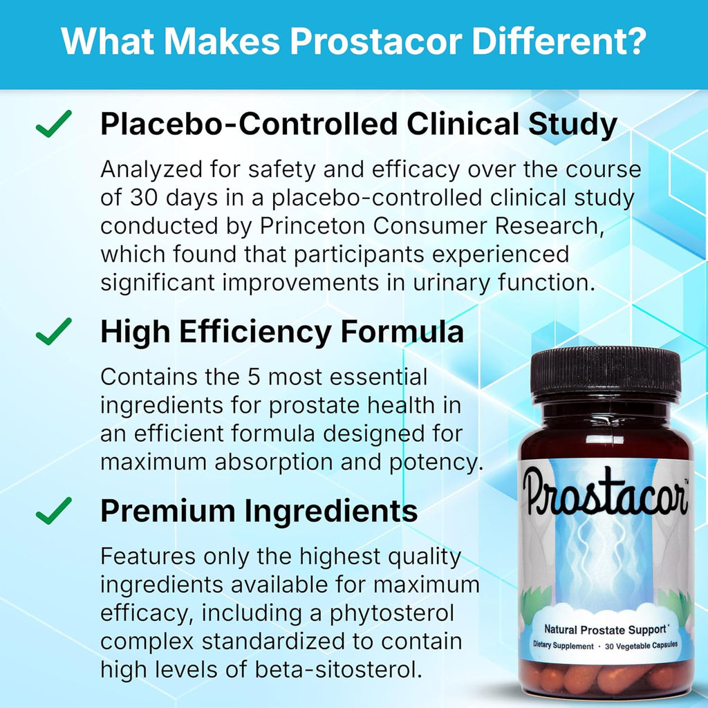 Natural Prostate Support Supplement Non-GMO Vegan Gluten Free