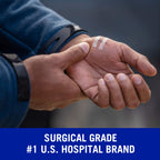 Nexcare Steri-Strip Wound Closure, Breathable Strips Hold Small Wounds Firmly Closed, Great After Sutures or Staples - 18 Wound