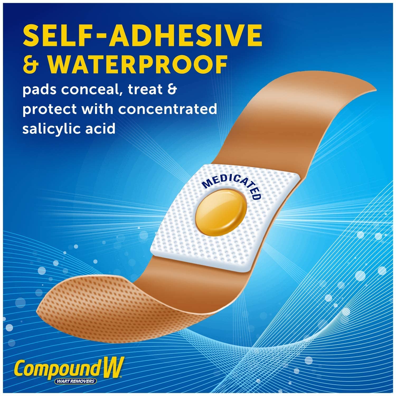 Compound W Maximum Strength One Step Wart Remover Pads | 14 Count | Pack of 3