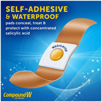 Compound W Maximum Strength One Step Wart Remover Pads | 14 Count | Pack of 3