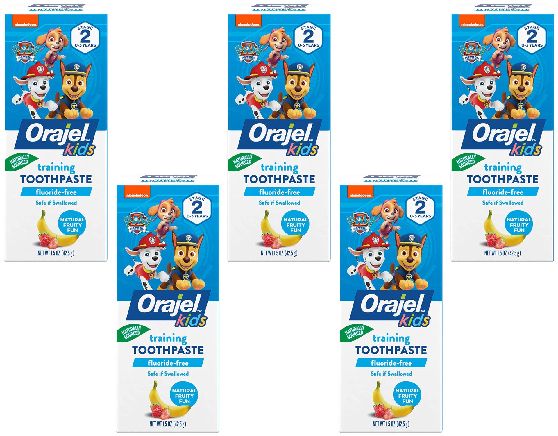 Orajel Todlr Tp Mixed Fru Size 1.5Oz Orajel Todlr Tp Mixed Fruit 1.5Oz 5Pk