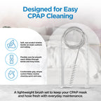 resplabs CPAP Hose Cleaning Brush 8 in 1 CPAP Cleaner for 22mm, 15mm CPAP Tubing, Mask, Cushions, Humidifiers & Water Chambers