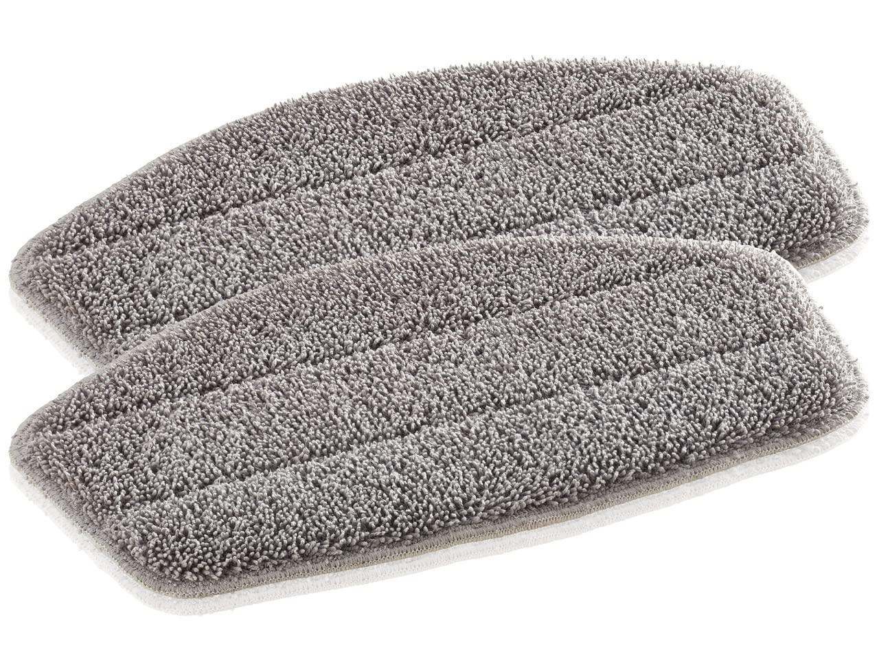ERNITERTY Leifheit Wiper CleanTenso Steam Mop, 2 replacement pad set, Micro Fibre, item no. 11911, Standard, Gray, 2 Count