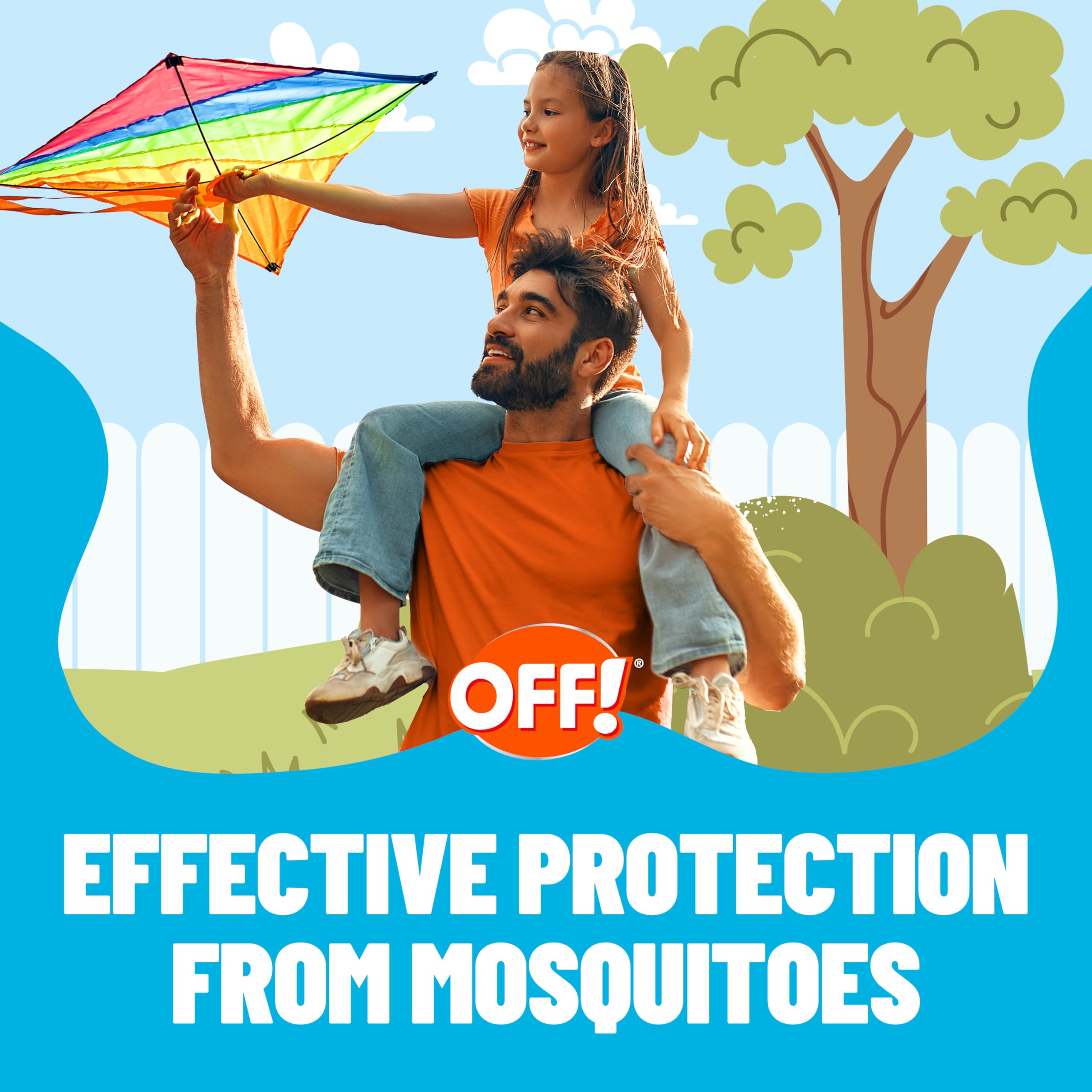 OFF! Insect Repellent Lotion for Adults & Kids, Fragrance-Free Bug Repellent for Everyday Protection from Mosquitoes, 3.8 oz