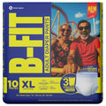 BFit Regular Adult Diaper Xl Size Pants | 10 Count (Extra Large) | Waist 3056 Inch | Unisex | Leakproof | Even Absorption | Lo