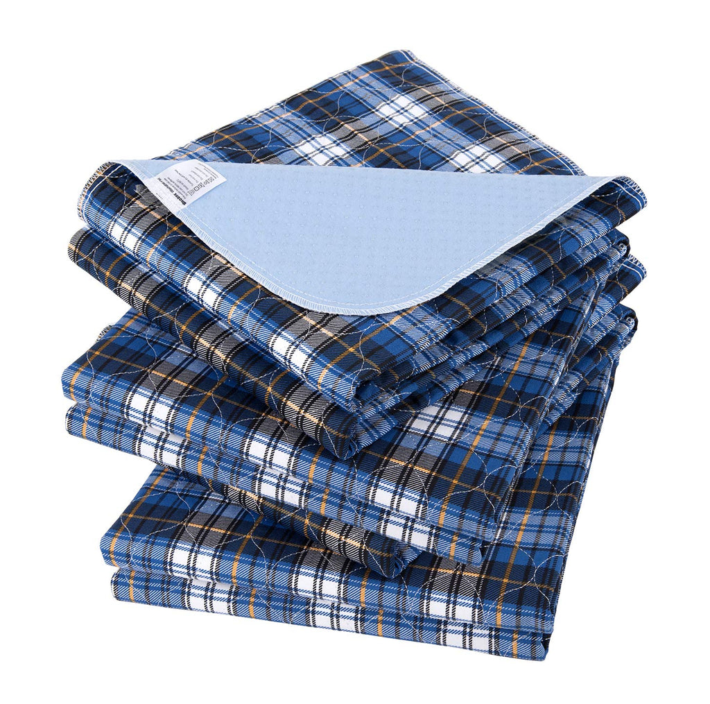 Non-Slip Bed Pads for Incontinence Washable (18 x 24|3 Pack),Waterproof Bed Pads, Kids Washable Incontinence Bed Pads for Kids A