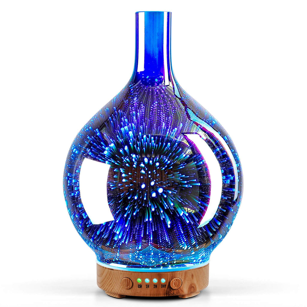 Porseme 3D Essential Oil Diffuser Cool Mist Humidifier Ultrasonic Aromatherapy Diffuser,150ml Last 6h,Auto Shut-Off,Air Refresh,