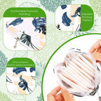 APLZGMG 4Pcs Portable Sanitary Napkin Storage Bag Reusable Period Pad Pouch Mini Menstrual Pad Zipper Bag with Lanyards First Pe