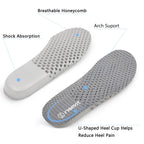 riemot 3 Pairs Shoe Insoles for Men Breathable Honeycomb Water Shoes Inserts Cushioning Shock Absorbing Insole Replacement Insol