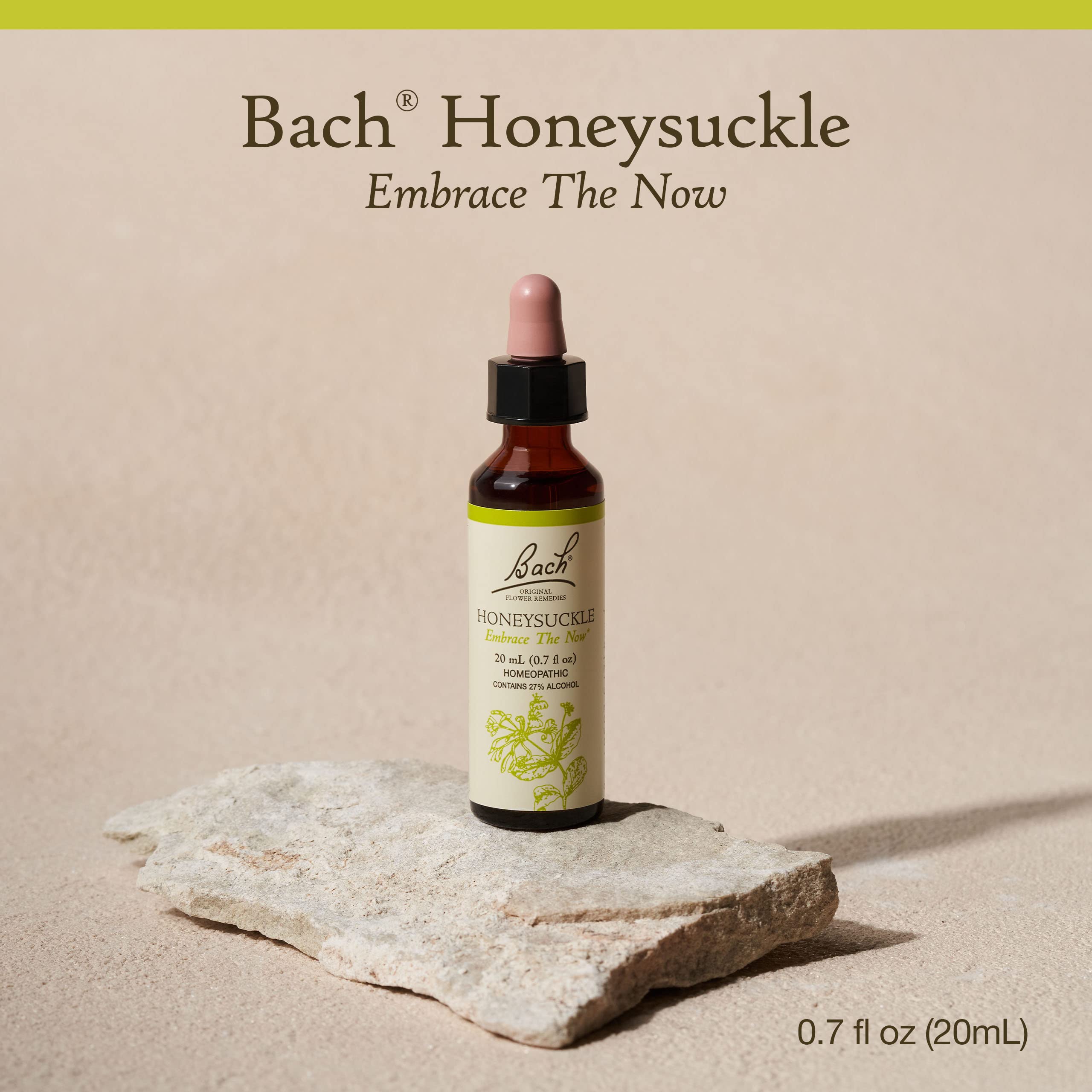 Bach Original Flower Remedies, Honeysuckle for Embracing the Now, Natural Homeopathic Flower Essence, Emotional Wellness and Str